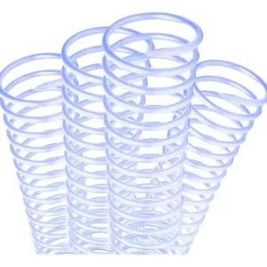 ESPIRAL 12MM CRISTAL COM 100 UNIDADES.