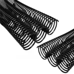 Espiral 23mm Preto Com 60 Unidades