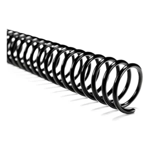 Espiral 9mm preto com 100 unidades