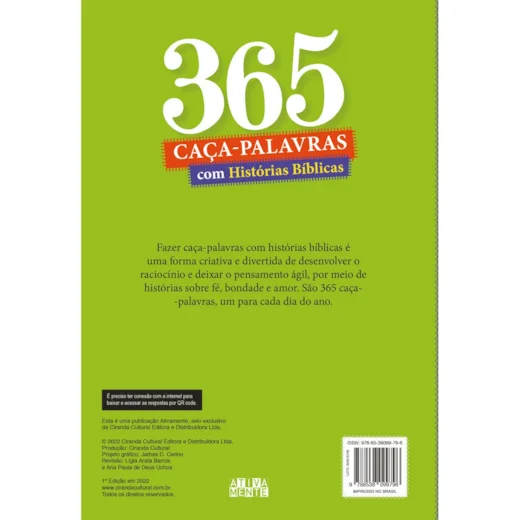 Livro 365 caça-palavras com Histórias Bíblicas - Imagem 2