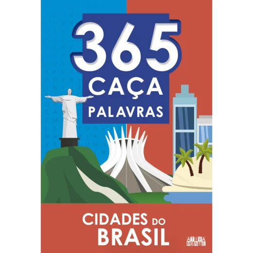 Livro 365 Caça-Palavras - Cidades do Brasil
