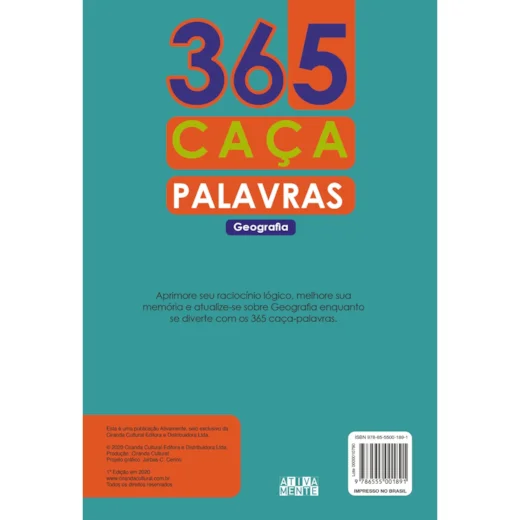 Livro 365 caça-palavras - Geografia - Imagem 2