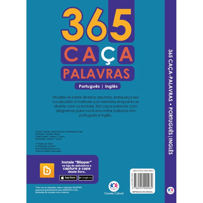 Livro 365 caça-palavras - Português / Inglês - Imagem 2