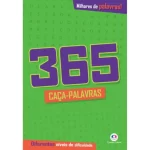 Livro 365 Caça-Palavras - Diferentes níveis de dificuldade