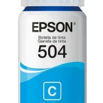 Refil De Tinta Epson T504 Azul 70ml