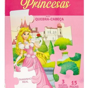 LIVRO EM QUEBRA-CABEÇA PRINCESAS