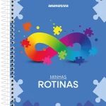 Agenda Espiral Minhas Rotinas 176 Folhas - Caderno e planner para neurodivergentes