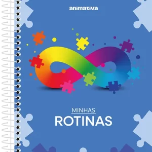 Agenda Espiral Minhas Rotinas 176 Folhas - Caderno e planner para neurodivergentes
