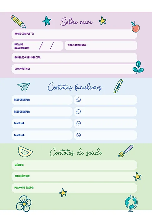 Agenda Espiral Minhas Rotinas 176 Folhas - Caderno e planner para neurodivergentes - Imagem 2