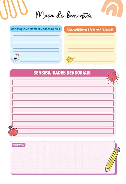 Agenda Espiral Minhas Rotinas 176 Folhas - Caderno e planner para neurodivergentes - Imagem 5