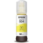Refil De Tinta Epson T504 Amarela 70ml