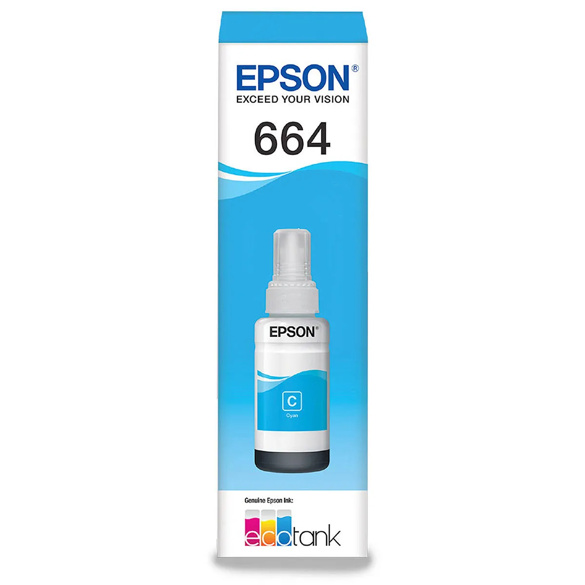 Refil De Tinta Epson T664 Azul 70ml - Imagem 2