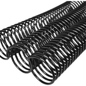 ESPIRAL 12MM PRETO COM 100 UNIDADES.