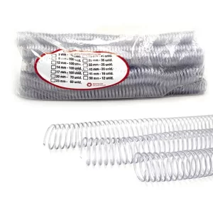 ESPIRAL 25MM CRISTAL COM 45 UNIDADES