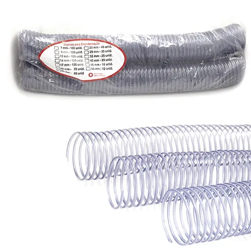 Espiral 50mm cristal com 12 unidades