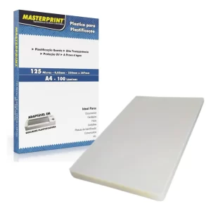 POLASEAL A4 125 MICRAS COM 100 UNIDADES.